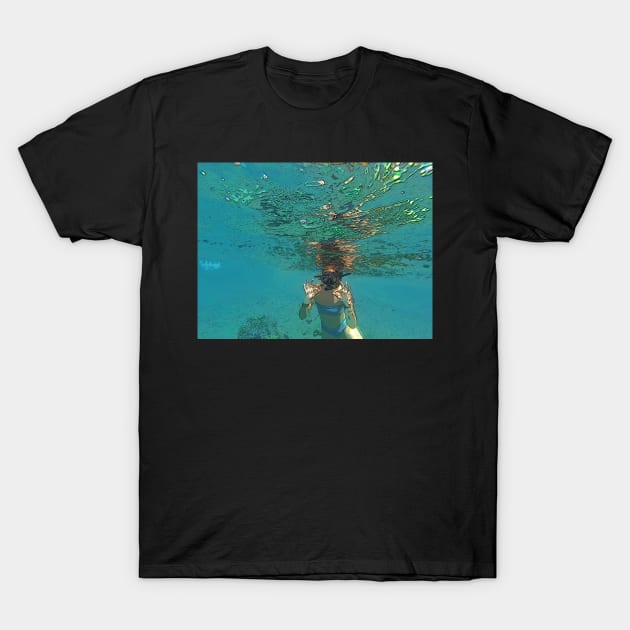 Snorkeling T-Shirt by adrianbrockwell